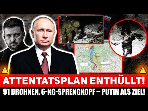 💥 91 DROHNEN im EINSATZ – NEUE BEWEISE zum ATTENTATSVERSUCH auf PUTIN kommen ans LICHT!