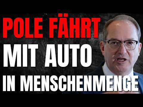 💥LEAK aus Silvesternacht: Pole raste mit Auto in Menschenmenge