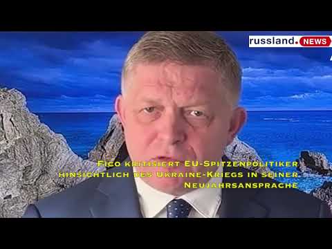 Fico kritisiert EU Spitzenpolitiker hinsichtlich des Ukraine Kriegs in seiner Neujahrsansprache Fico kritisiert EU Spitzenpolitiker hinsichtlich des Ukraine Kriegs in seiner Neujahrsansprache
