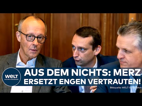 FRIEDRICH MERZ: Überraschende Umstrukturierung! Einer der engsten Kanzler-Vertrauten geht FRIEDRICH MERZ: Überraschende Umstrukturierung! Einer der engsten Kanzler-Vertrauten geht