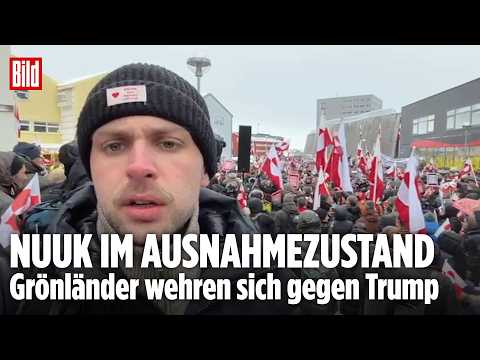 GENUG IST GENUG: Grönländer demonstrieren gegen Trump und Ausverkauf ihres Landes