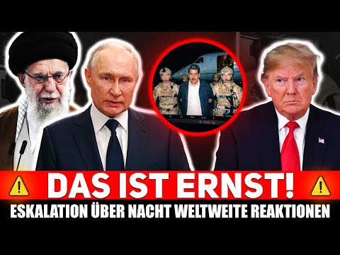 GERADE PASSIERT: WELTWEITE REAKTIONEN nach FESTNAHME von PRÄSIDENT NICOLÁS MADURO