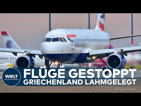 GRIECHENLAND: Ausnahmezustand im Luftverkehr – Urlaubschaos droht – Alle Flughäfen betroffen?