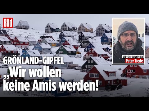 GRÖNLAND-GIPFEL: „Wir wollen keine Amis werden“ Einwohner wehren sich gegen US-Übernahme!