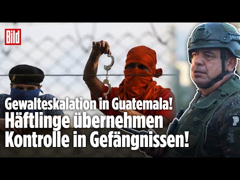 GUATEMALA: Ausnahmezustand! Häftlinge nehmen mehr als 40 Wärter als Geiseln, Polizisten sterben!