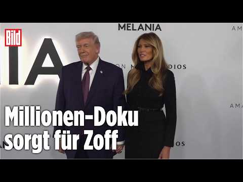 HÄNDEHALTEN IN WASHINGTON: Trumps Nähe bei Melania-Doku sorgt für Aufsehen
