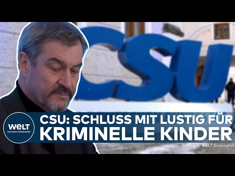 HÄRTERES JUGENDSTRAFRECHT: CSU will kriminelle Kinder konsequent richten! Täter unter 14 vor Gericht
