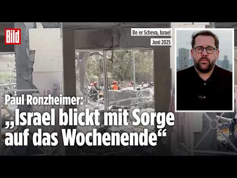 IRAN DROHT ISRAEL: Tel Aviv rüstet sich für mögliche Raketenattacken