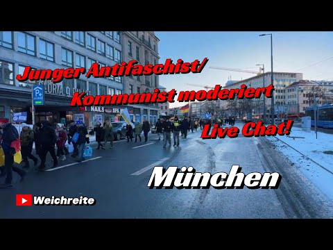 Junger Antifaschist/Kommunist moderiert Livechat! München 3.1.26 @MarcanteReaction