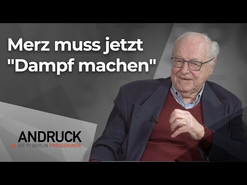 Kanzler Merz muss jetzt „Dampf machen“ – Andruck der Pressetalk Kanzler Merz muss jetzt „Dampf machen“ – Andruck der Pressetalk