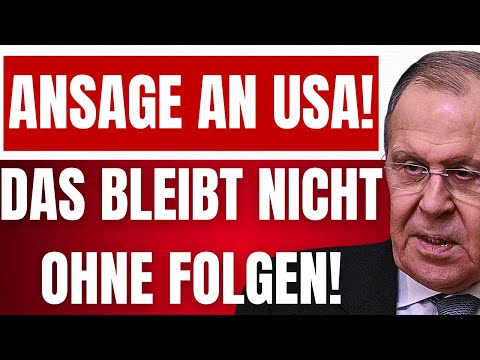 LAWROW antwortet auf Beschlagnahmung von RUSSISCHEN TANKER durch die USA! – Das hat KONSEQUENZEN!