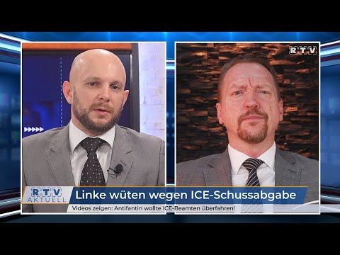 Linke wüten wegen Schussabgabe – Videos zeigen: Antifantin wollte ICE-Beamten überfahren!