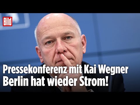 LIVE: Berlin hat wieder Strom – Jetzt äußert sich Bürgermeister Kai Wegner