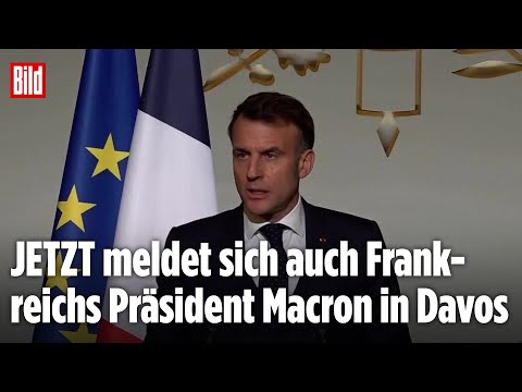 LIVE IN DAVOS: Jetzt spricht Macron auch beim Wirtschaftsgipfel