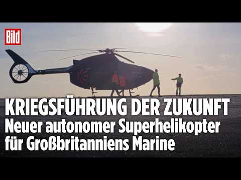 MARINE-REVOLUTION: Briten schicken Roboter-Heli auf Russen-Jagd im Nordatlantik