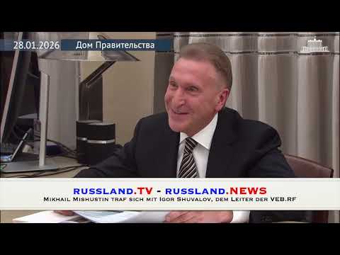 Mikhail Mishustin traf sich mit Igor Shuvalov, dem Leiter der VEB RF