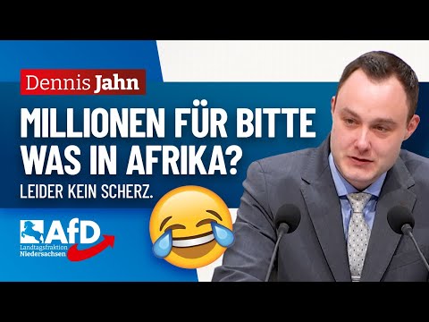 Millionen für bitte was in Afrika – Dennis Jahn (AfD) Millionen für bitte was in Afrika – Dennis Jahn (AfD)