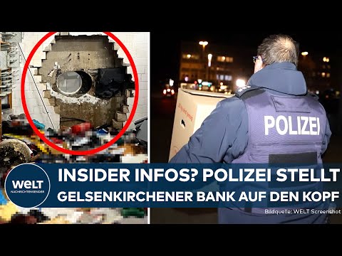 MILLIONEN-RAUB GELSENKIRCHEN: Täter mit Insider-Informationen? Polizei-Razzia in der Sparkasse MILLIONEN-RAUB GELSENKIRCHEN: Täter mit Insider-Informationen? Polizei-Razzia in der Sparkasse