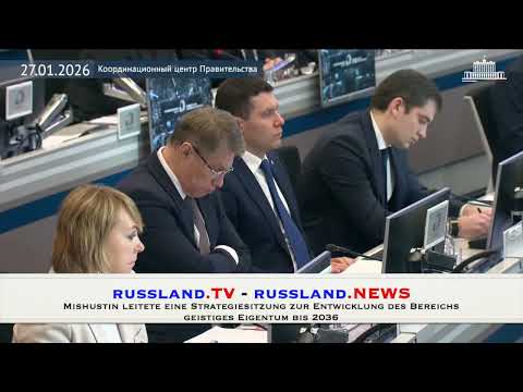 Mishustin leitete eine Strategiesitzung zur Entwicklung des Bereichs geistiges Eigentum bis 2036