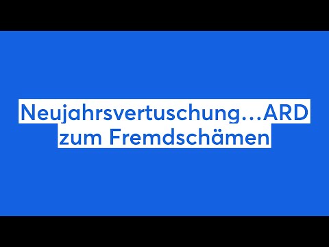 Neujahrsvertuschung…ARD zum Fremdschämen Neujahrsvertuschung…ARD zum Fremdschämen