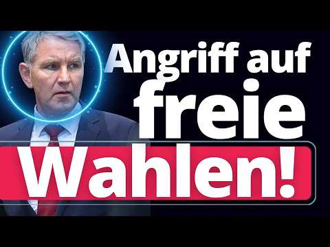 Passives Wahlrecht entziehen: So wollen sie Höcke ausschalten!