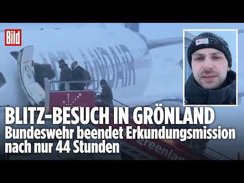 PLÖTZLICHE RÜCKKEHR: Bundeswehr verlässt Grönland nach nur 44 Stunden