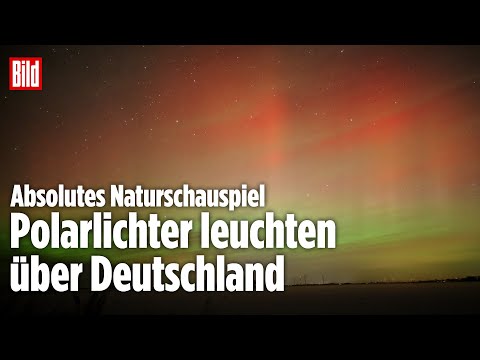 POLARLICHTER ÜBER DEUTSCHLAND: Farben-Spektakel trotz eisiger Kälte am Nachthimmel POLARLICHTER ÜBER DEUTSCHLAND: Farben-Spektakel trotz eisiger Kälte am Nachthimmel