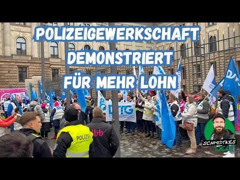 Polizeigewerkschaft demonstriert vor Bundesrat für 7% mehr Lohn | Berlin | 15.01.2026 Polizeigewerkschaft demonstriert vor Bundesrat für 7% mehr Lohn | Berlin | 15.01.2026