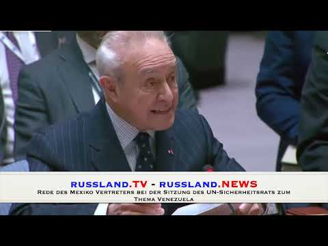 Rede des Mexiko Vertreters bei der Sitzung des UN Sicherheitsrats zum Thema Venezuela
