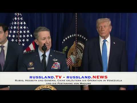 Rubio, Hegseth und General Caine erläutern die Operation in Venezuela und die Festnahme von Maduro