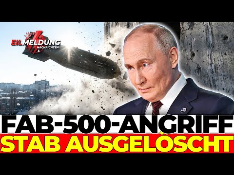 RUSSISCHE BOMBER-OFFENSIVE: Gleitbomben zerstören Ukraine-Elitebrigade – Winter-Taktik ändert alles!