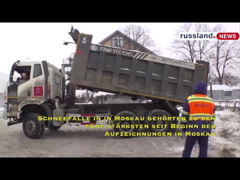 Schneefälle in in Moskau gehörten zu den fünf stärksten seit Beginn der Aufzeichnungen in Moskau Schneefälle in in Moskau gehörten zu den fünf stärksten seit Beginn der Aufzeichnungen in Moskau