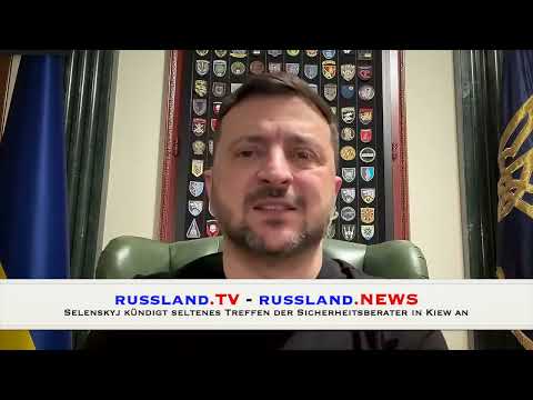 Selenskyj kündigt seltenes Treffen der Sicherheitsberater in Kiew an