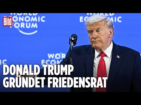 SHOWDOWN IN DAVOS GEHT WEITER: Trump gründet seinen „Friedensrat“