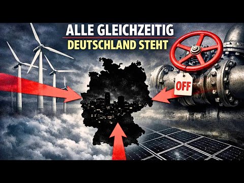Simulation 2026: Wie Windmangel + Gasengpass + Solarausfall gleichzeitig Deutschland lähmte