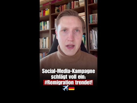 Social-Media-Kampagne schlägt voll ein: #Remigration trendet! ✈️🇩🇪 | Kevin Dorow (AfD)