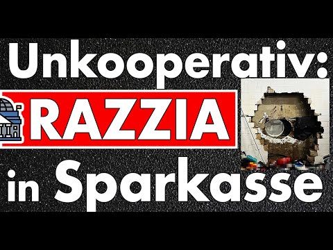 Soko Kernbohrer tritt Sparkasse die Tür ein! Razzia in Gelsenkirchen der Bürgergeld-Hauptstadt!