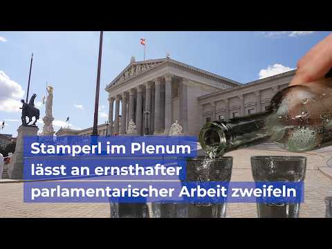 Stamperl im Plenum lässt an ernsthafter parlamentarischer Arbeit zweifeln