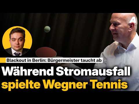 Statt mit Bürgern zu sprechen: Wegner spielt Tennis | Newsroom