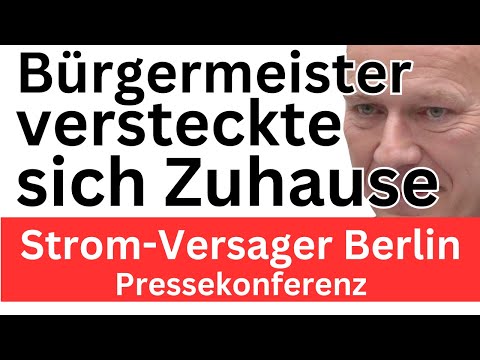 Strom-Terror Berliner Bürgermeister Staatsversager Nr. 1 ❌ Strom-Terror Berliner Bürgermeister Staatsversager Nr. 1 ❌