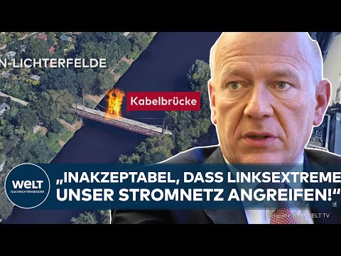 STROMANSCHLAG IN BERLIN: Wegner findet deutliche Worte zu linksextremistischen Tätern!