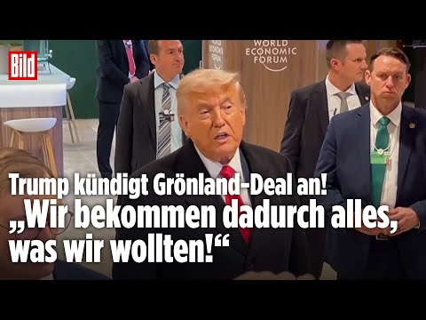 TRUMP IN DAVOS: Kommt jetzt der Grönland-Deal? US-Präsident spricht von Jahrhundert-Abkommen!