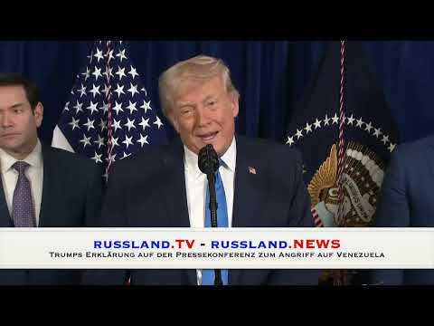 Trumps Erklärung auf der Pressekonferenz zum Angriff auf Venezuela