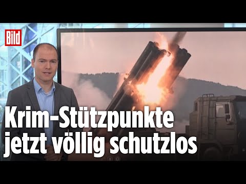 Ukraine attackiert Nordkorea-Raketenwerfer in Donezk | BILD-Lagezentrum