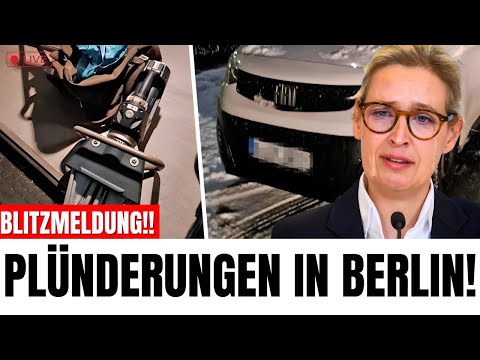 UPDATE! Terroranschläge von LINKSRADIKALEN in Berlin bestätigt 🚨 Tägliche Plünderungen! UPDATE! Terroranschläge von LINKSRADIKALEN in Berlin bestätigt 🚨 Tägliche Plünderungen!
