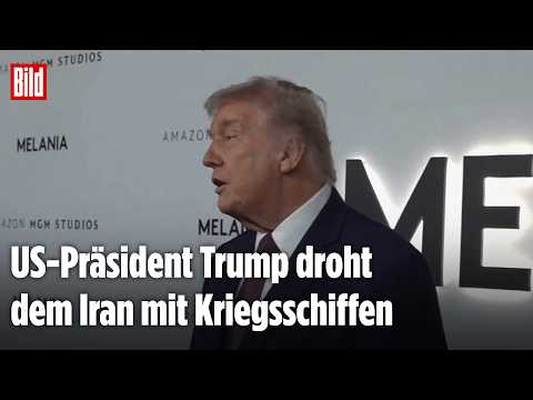 US-PRÄSIDENT TRUMP DROHT IRAN: Und fordert! „Hört auf, Demonstranten zu töten!“