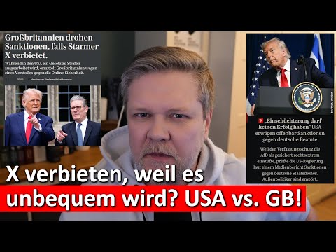USA gegen England! Was die X-Debatte für Deutschland bedeutet USA gegen England! Was die X-Debatte für Deutschland bedeutet