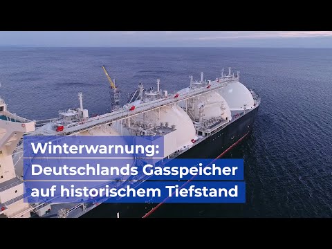 Winterwarnung: Deutschlands Gasspeicher auf historischem Tiefstand