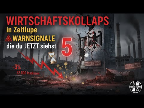 Wirtschaftskollaps in Zeitlupe: Die 5 Warnsignale, die du jetzt schon in Deutschland sehen kannst