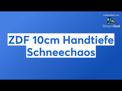 ZDF 10cm Handbreite Schneechaos